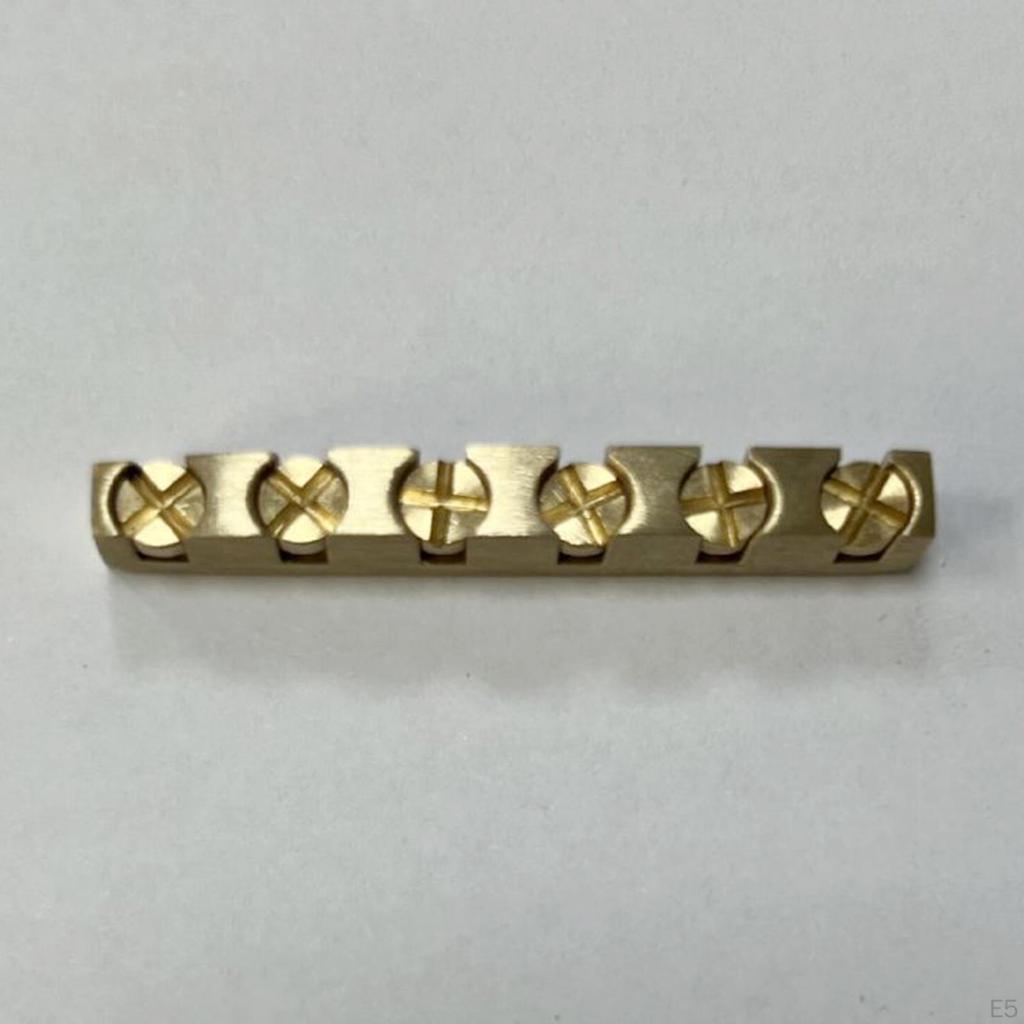 Adjustable Brass Guitar Nut for Electric Guitars - Enhance Your Sound