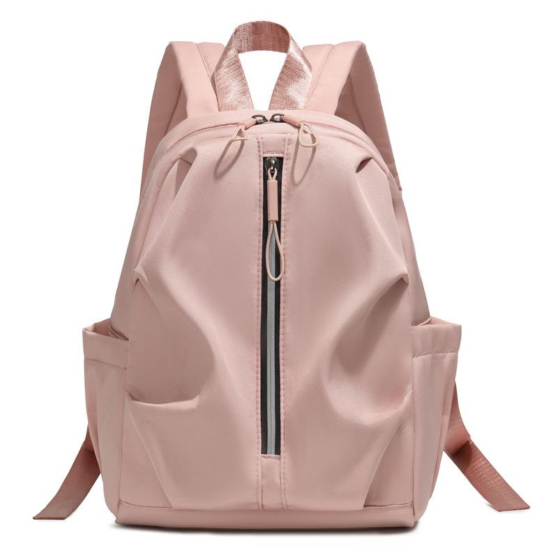 Schoolbag niche trend casual large capacity backpack 1011 new trend simple solid color fashion trendy travel backpack
