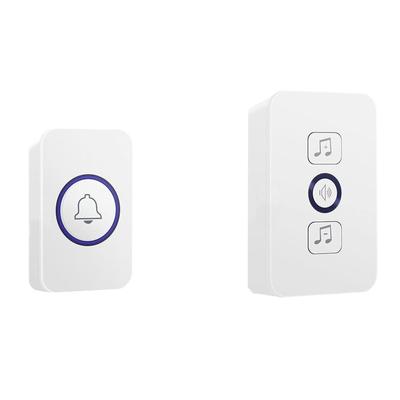 Wireless Caregiver Pager Alert System Call Bell for Home Elderly Patients Disabled 1 Transmitter+1