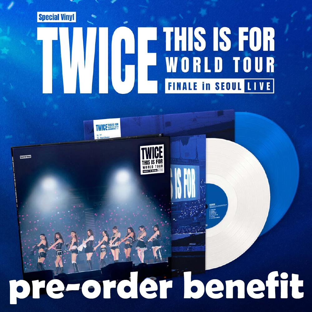 Pre-order TWICE THIS IS FOR World Tour Finale In SEOUL LIVE Special LP Ver. & POB