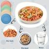 1PC Cat Shallow Rice Bowl - Plastic Non-slip Easy-clean Colorful Snack Bowl Feeding Tray, for Cats and Small Dogs, Daily Feeding