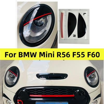 Gloednieuwe kk Materiaal Koplamp Sticker Voor mini cooper F54 F55 F56 F57