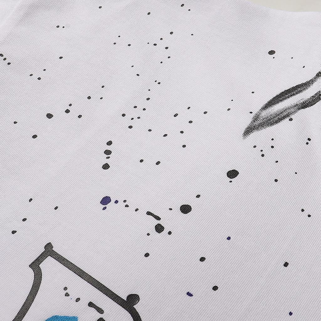 714 Amiri 2025 Sommer Neue Herren- und Damenmode Lose Hochwertige Baumwolle Plus Size T-Shirt Paar T-Shirt