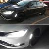 For 2015 2016 2017 Chrysler 200 Front Bumper side Marker Light White Led Smoked Lens 68206449A 68206450A