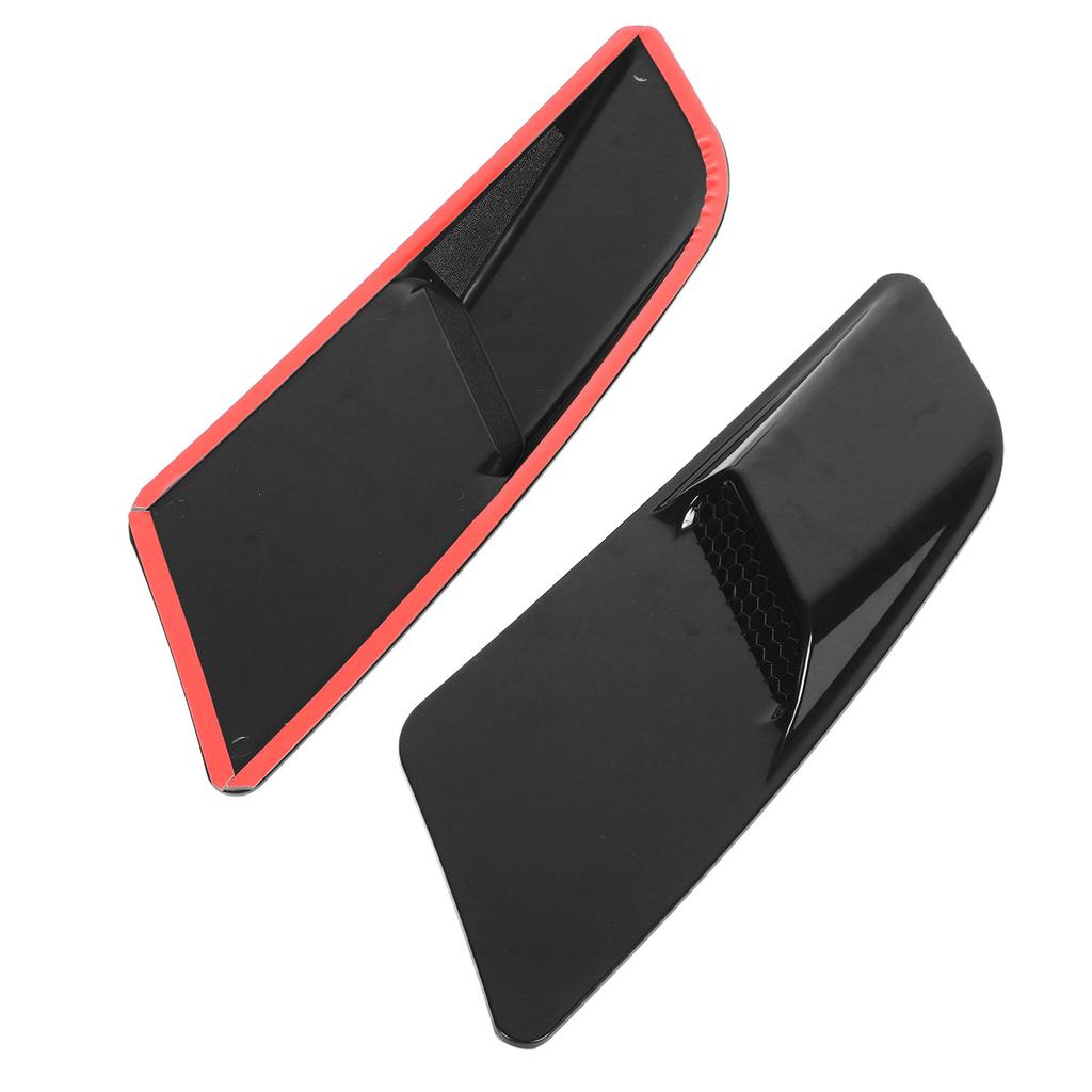 2 Pcs Engine Bonnet Air Vent Cover Front Bonnet Decoration Replacement for Ford Mustang 2015 To