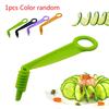 Manual Spiral Screw Slicer Plastic Potato Carrot Cucumber Cutter Slicer Fruit Vegetables Tools Kitchen Gadgets Accessories