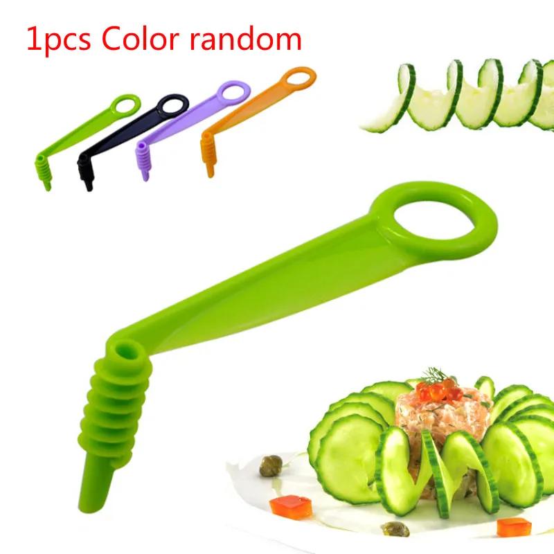 

Ручная спиральная овощерезка Пластиковая картофелерезка Морковь Огурец Овощерезка Инструменты для фруктов Овощей Кухонные гаджеты Аксессуары