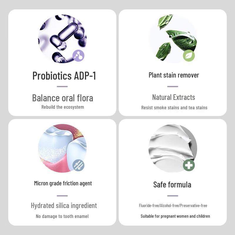 Avec Moi Serene Realm Probiotic Whitening Toothpaste & Toothbrush Set