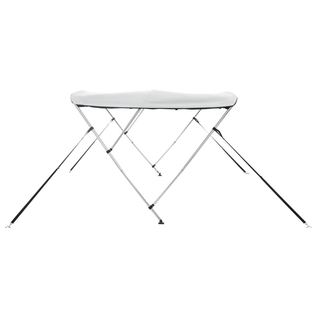 3 Bow Bimini Top with Mesh Side Panels 183 x (170 182) x 137 cm