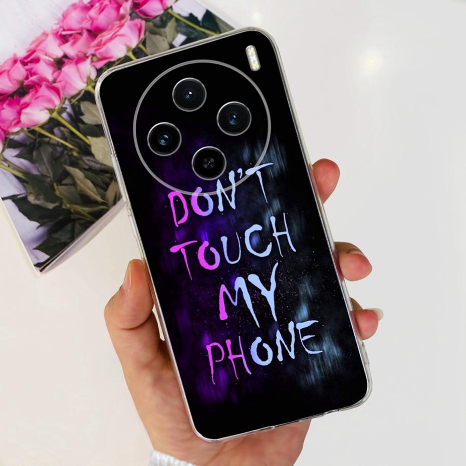 For Vivo X100 / X100 Pro Fashion Dragon Metal Pattern Case Cover For VivoX100 X 100pro 5G Soft Silicone TPU Phone Cases