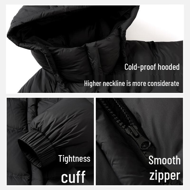 Women's Long Hooded Duck Down Jacket