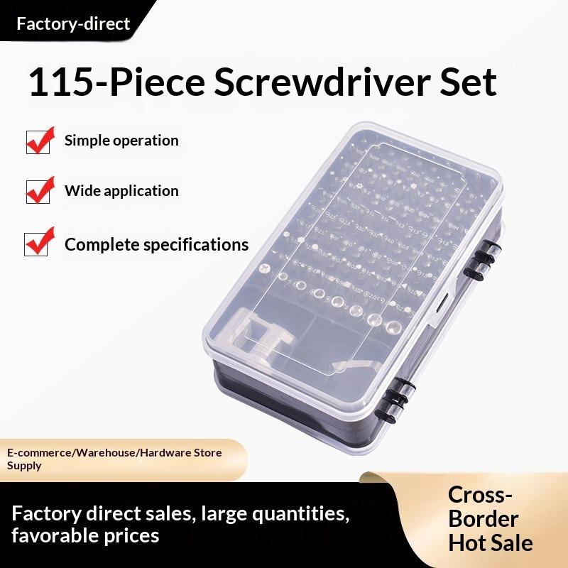 15Pcs Screwdriver Mobile Phone Watch Repair Tool Multi-function Precision Screw Batch Set