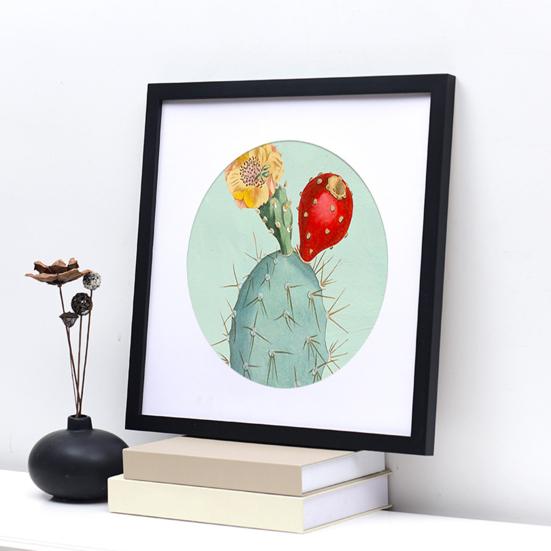 8/10-Inch Wooden Poster Frame High Glass Art Horizontal Vertical Modern Clarity Gallery Living Room