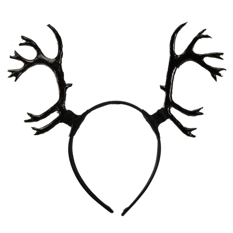 

Cartoon Cosplay Costume Antler Antler Hair Hoop Gothic Antler Hair Styling for Live Show Headbands Gothic Carnivals