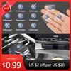 Emblemă Metalică Nouă pentru Mașină Autocolante Ștergătoare Decorațiuni Reflectorizante Autocolante Accesorii Auto Pentru Volkswagen VW GTI R Golf Amarok Phaeton Ter