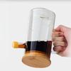 Glass Oil Dispenser Set with Bamboo Lids