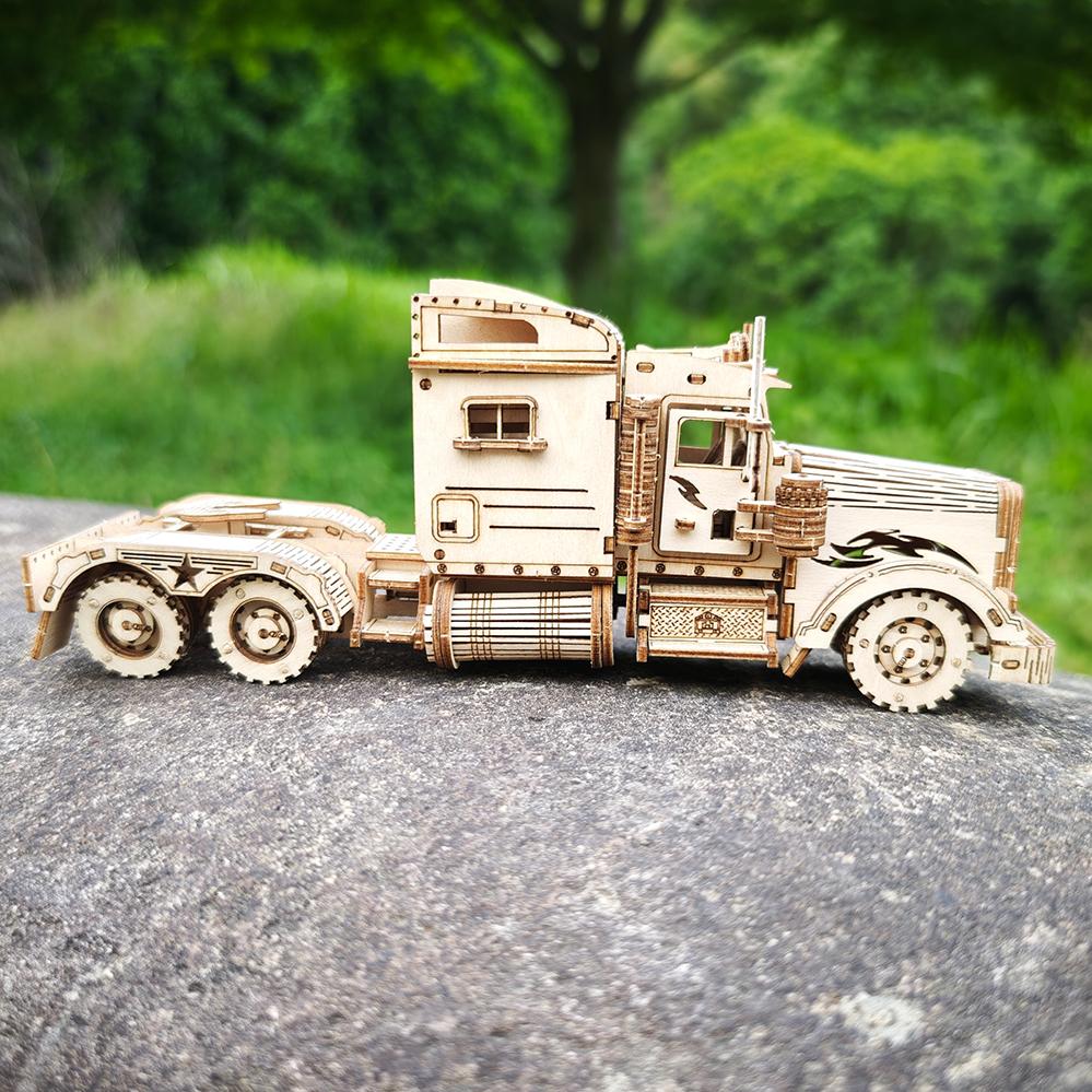 (2Pcs)Build Your Own 3D Wooden Puzzle Model Kit - A Fun And Educational DIY Gift