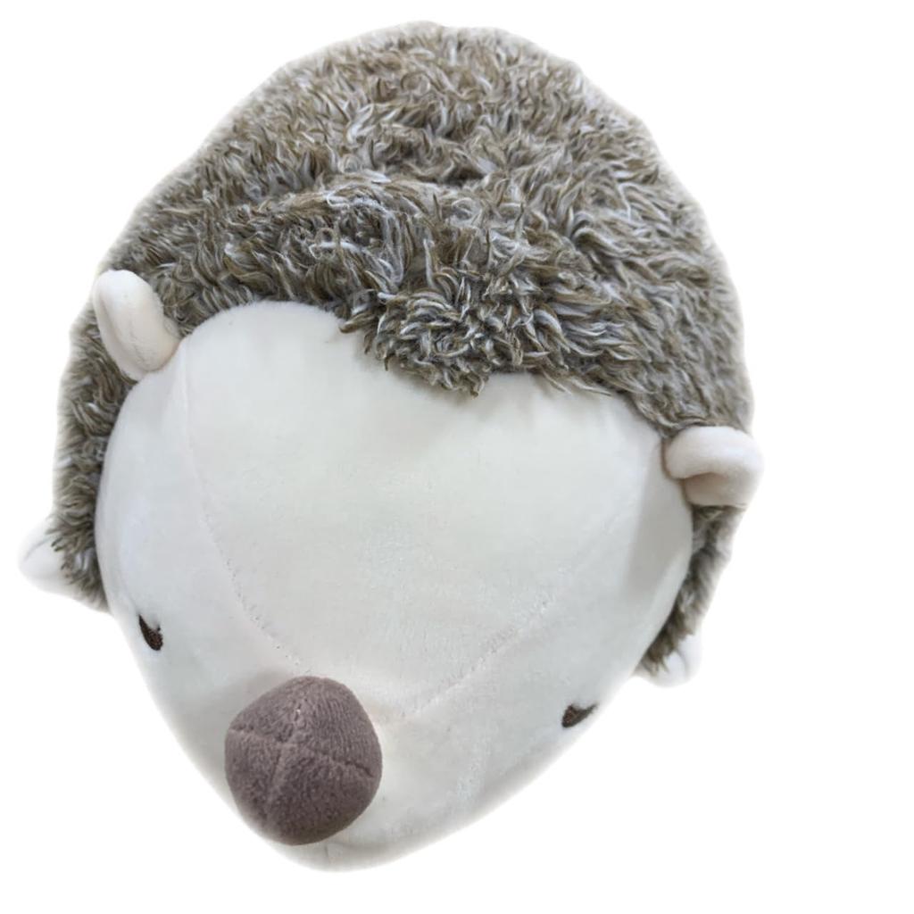 Super cute fluffy body pillow Hedgehog stuffed animal with a cute sleeping face that makes you want to hug it