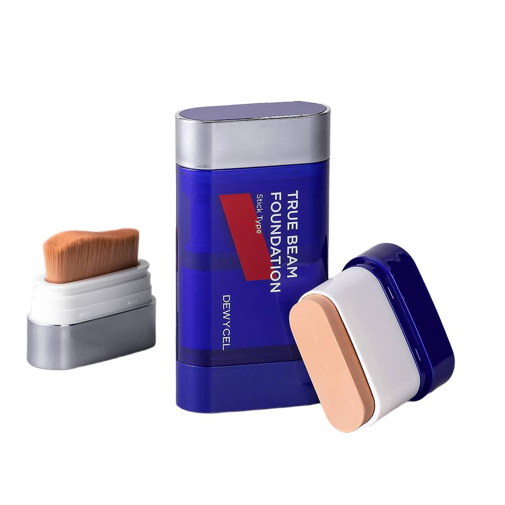 DEWYCEL True Beam Men All-In-One Stick Foundation BB Cream 12g SPF 50+ PA++++ Long-Lasting Full Coverage Oil-Control Sun Protection Grooming Stick