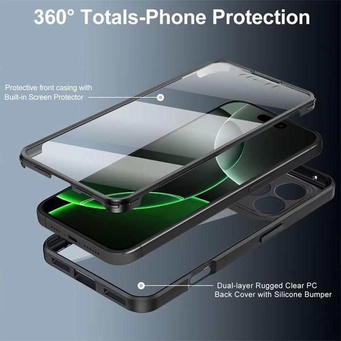 Coque de protection - BOOLING - pour iPhone 17 Pro - Protection intégrale - TPU et PC - Rouge