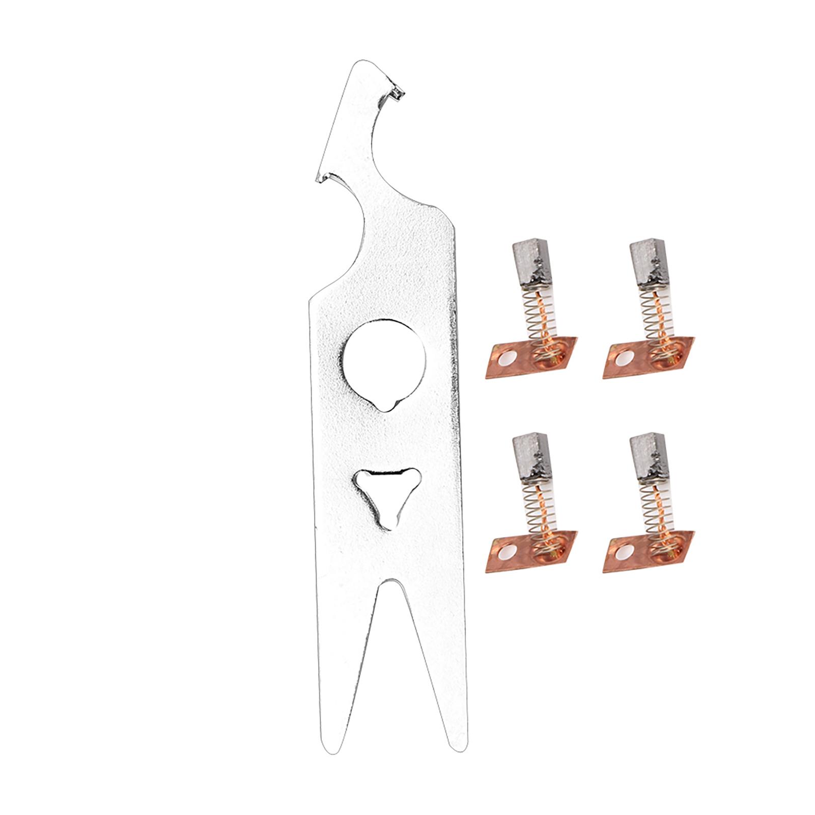 

2 Pairs Carbon Brush Wrench Set Nail Drill Handpiece Accessory Replacement Part
