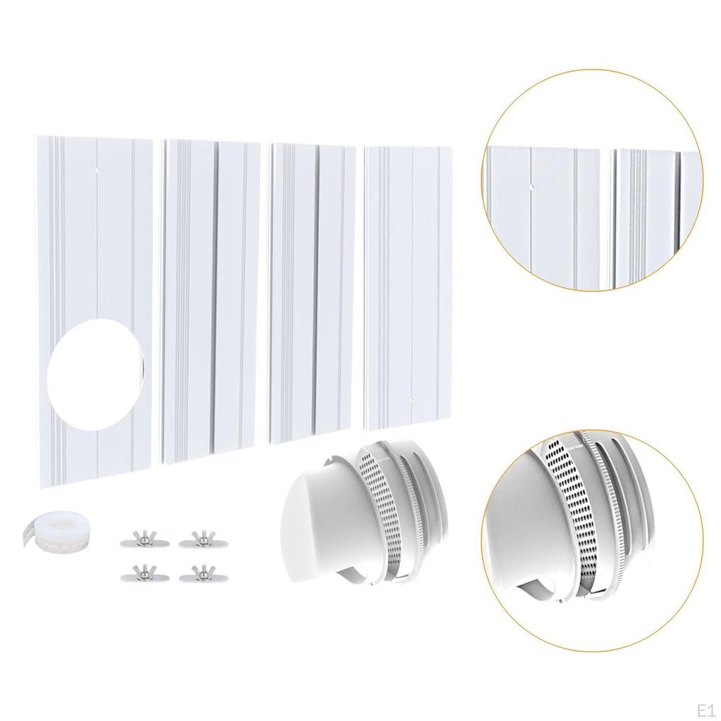 Air Conditioner Window Panels Practical Easy Installation Versatile Portable Without Rain Cover