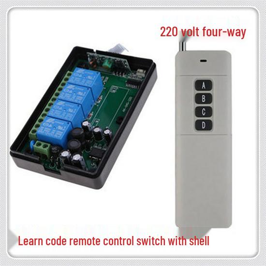 4-Way Wireless Remote Control Switch 10A 220V for Lights & Appliances Wireless Remote Switch