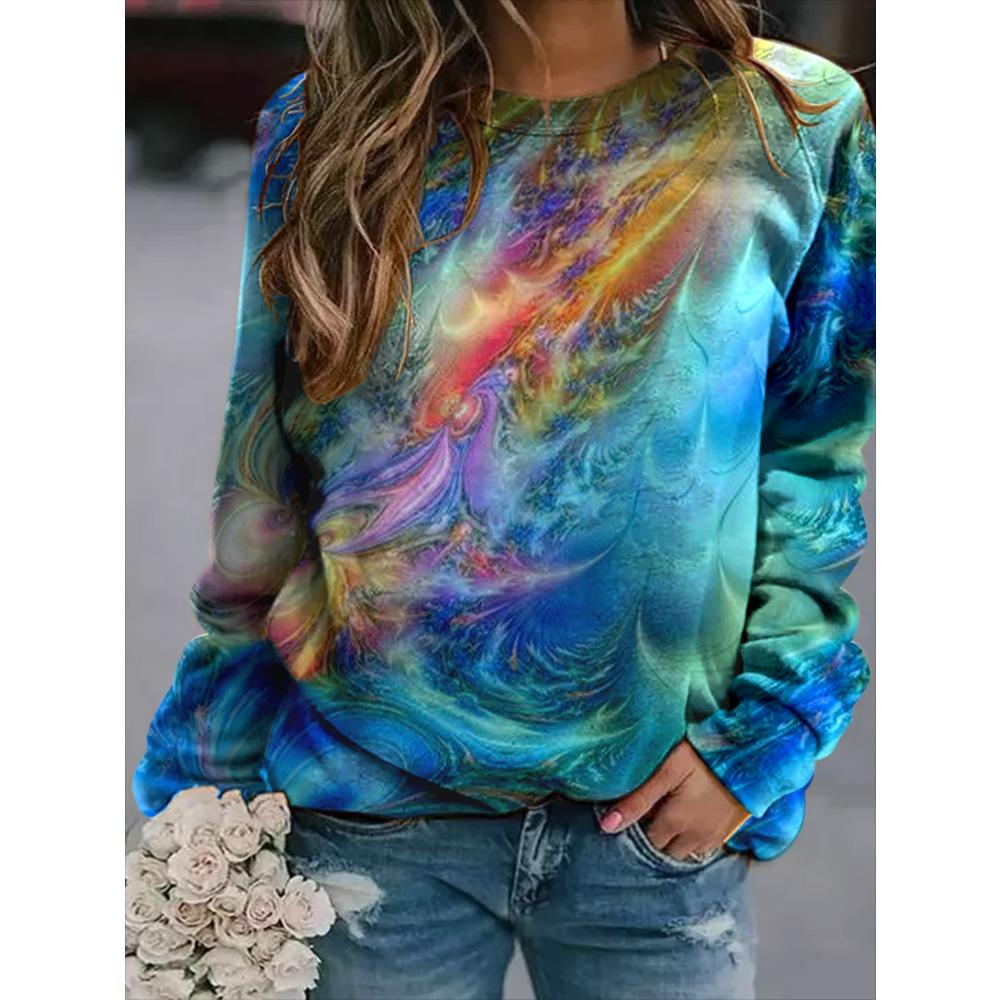 Hanorac la Modă Imprimeu Floral Fluture Femei Hanorace Streetwear Sweatshirts Trening Oversized Pulover Haine Harajuku pentru Fete