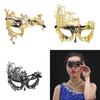 Metallische Maskenballmaske Für Partys Und Halloween Sinnliches Und Exquisites Design