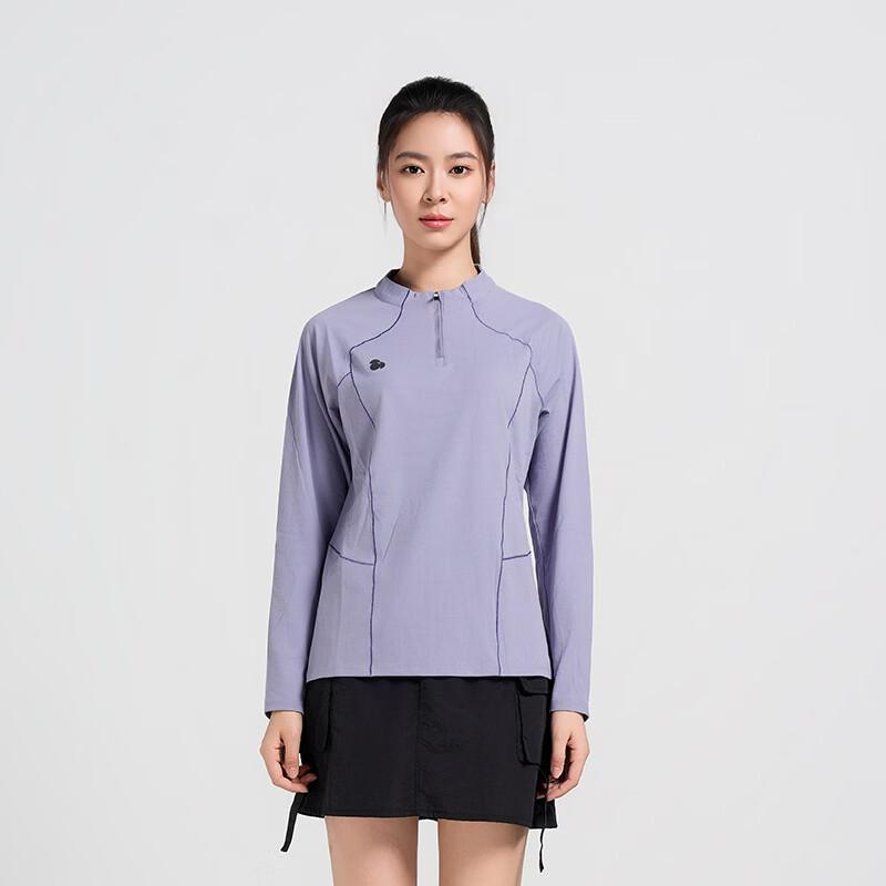 SCALER Women s Outdoor Stand Collar Breathable Long Sleeve T-Shirt L
