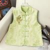 2026 Jacquard Chinese-Style Round Neck Tang Suit Vest