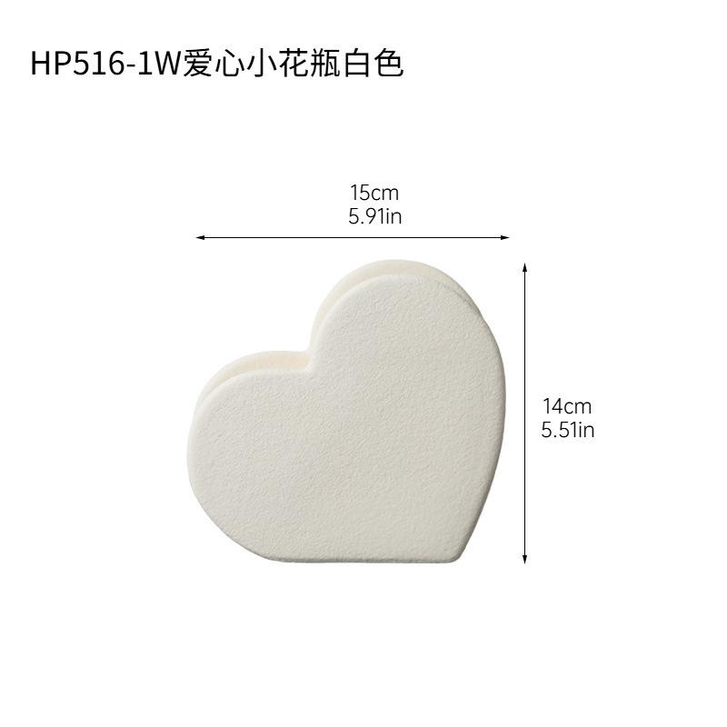 Ceramic Heart-shaped Vase Love Flower Vase Flower Arrangement Accessories Ceramic Handicrafts Red Heart Shape Home Decoration