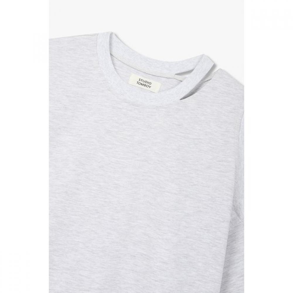 Studio Tomboy Oversized Split Detail Tee  9106222215 