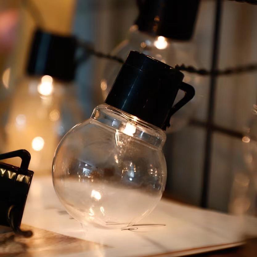 Vintage Solar LED String Lights - Waterproof Outdoor Garden and Courtyard Decor Lights
