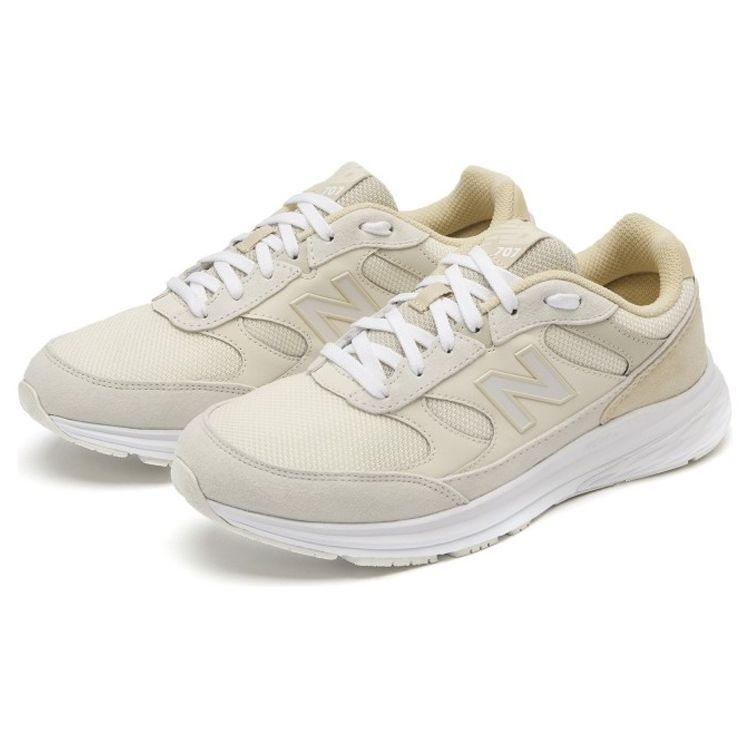 New Balance Nb 707 Lace-Up Mesh Suede Low-Top Running Shoes Men Sneakers Beige MW707SK1