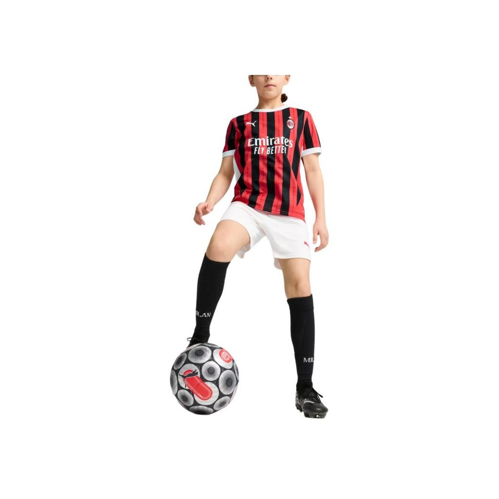 Puma AC Milan Series SS24 Comfortable Fashion Round Neck Short Sleeve Football Jersey Kids Tops Red 774984-01