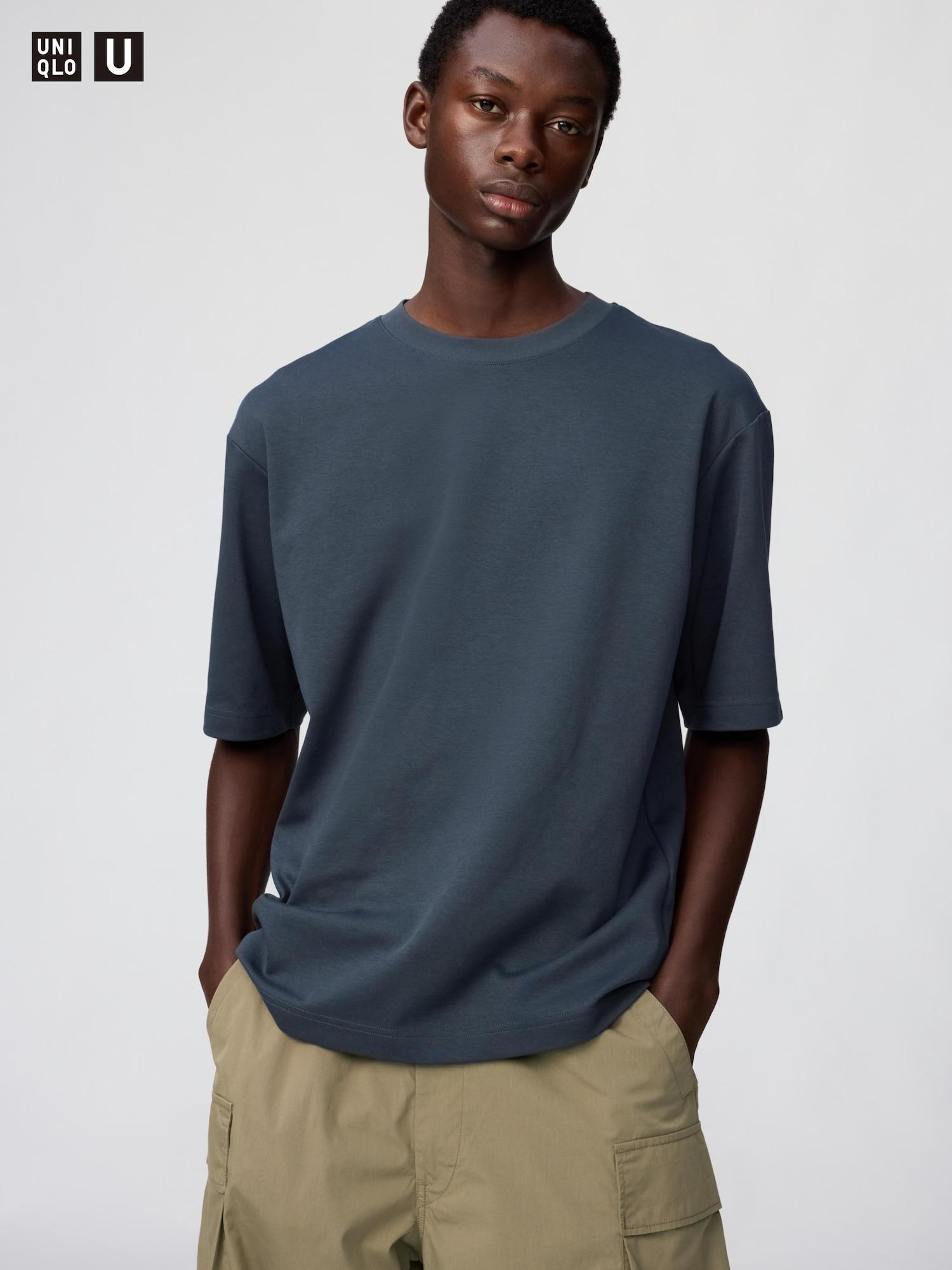 

Uniqlo Бавовняна велика футболка Japan Air Rhythm з рукавом 5 хвилин 69 NAVY/3XL