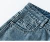Korean-Style High-Waisted Wide-Leg Jeans for Women - Autumn/Winter, Loose Fit, Plus Size, Floor-Length Trousers