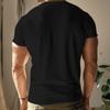Men's Henley T Shirt, Ribbed Slim Fit Solid Color Casual Summer Short Sleeve Tops
