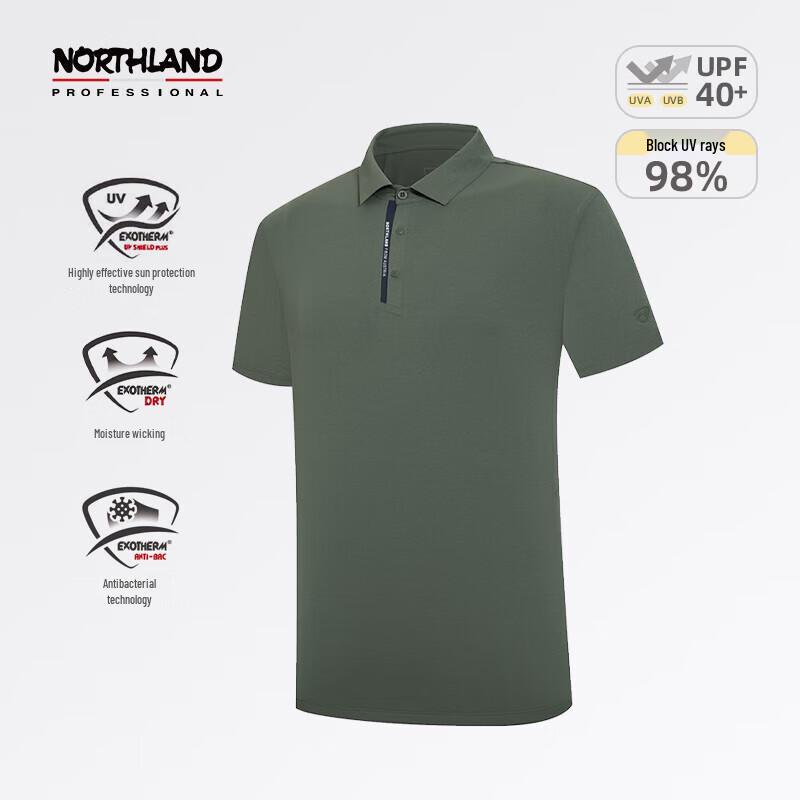 NORTHLAND Canyon Men s Polo Short Sleeve T-shirt 185/100A