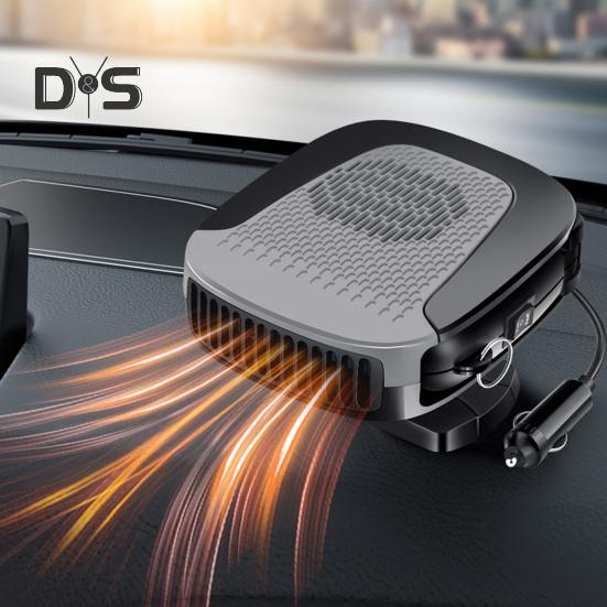 Car Heater Fan Defroster 12V Portable Windshield Defogger Fast Heating with Igniter Port Overheating Protection Low Noise Compact Cooling Fans for