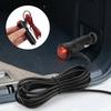Car Cigarette Lighter Socket Charger Power Adapter Universal 12-24V Car Cigarette Lighter Motorcycle Power Plug Adapter Switch