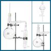 Home Distiller Distilling to Make Oil Moonshine Alcohol Distiller Chemistry Lab Glassware Kit Glass Distillation Apparatus Set