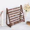 Wooden Earring Holder 7 Tier Jewelry Storage Rack Ear Studs Dangle Hoop Earrings Display Stand