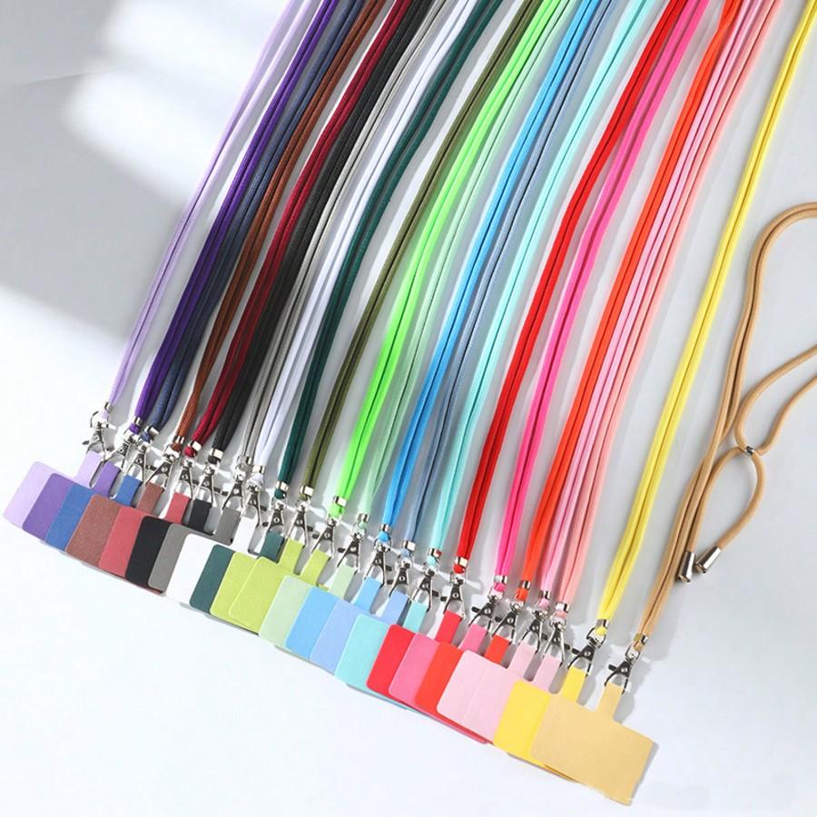 1pc Adjustable Universal Phone Lanyard Strap, Detachable Colorful Neck Strap, Anti-Lost Phone/Key Chain Safety Cord Gifts For Mother, Family, Friends