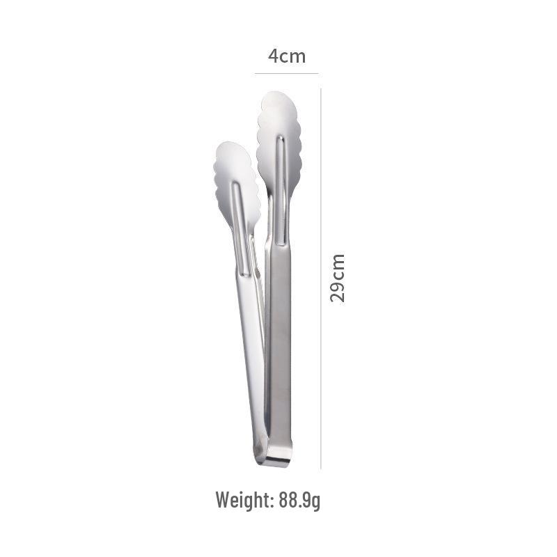 Stainless Steel Food Tongs for BBQ, Steak, Grilled Meat & Vegetables
