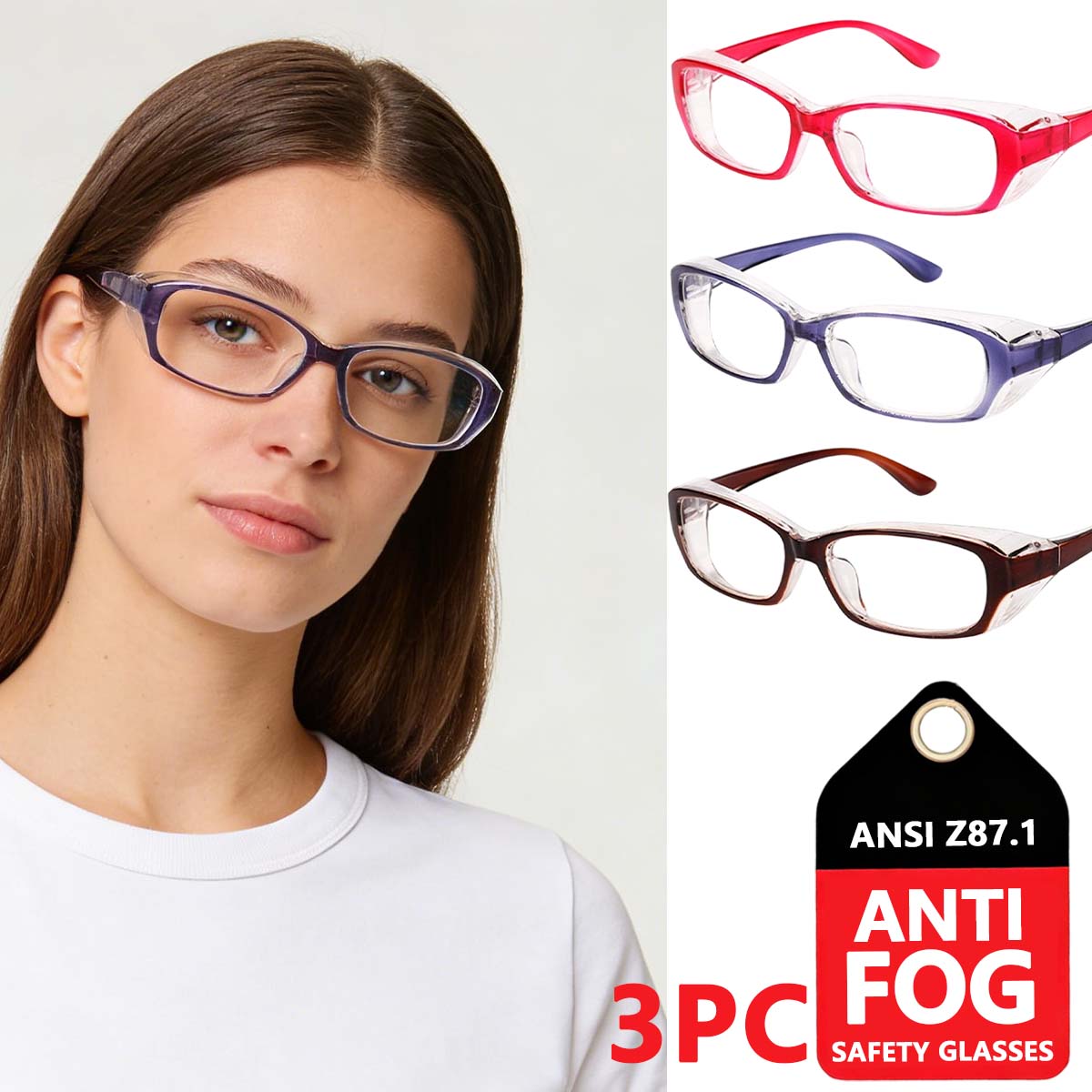 fashionable safety glasses women lunette de securite laboratoire fogless safety glasses eye goggles HM8