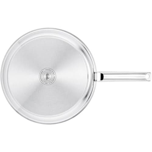 Fissler Pure Collection 28cm Frying Pan, Gas/IH Compatible, Oven Safe, All Stainless Steel, Made In Germany, Officially Sold In Japan, Product Code: 0