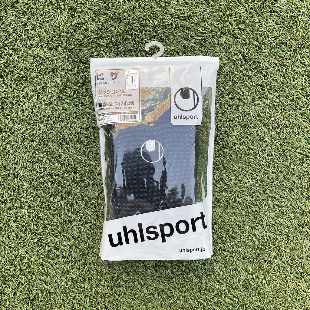 uhlsport Knee U81406 Bandage, Black, Large,