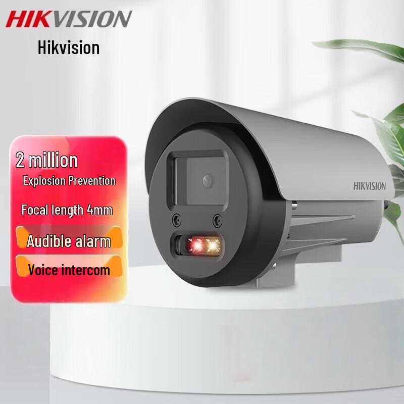 

Hikvision 2MP Explosion-Proof Smart Dual-Light IP Surveillance Camera CN plug (adapter included)